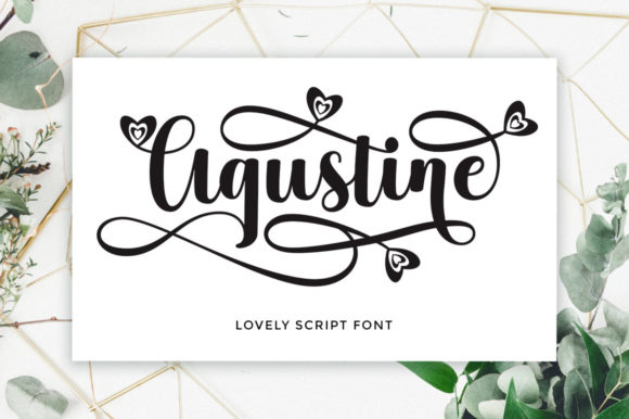 Agustine Script: A Stylish Handwritten Font