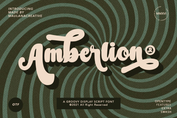 Amberlion Script: A Stylish Font for Web Design