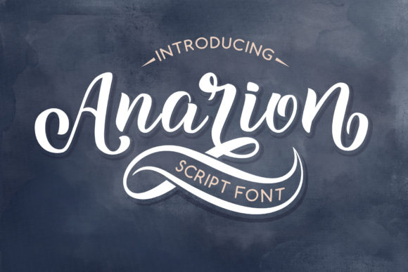 Anarion Script: A Stylish Font for Campaigns