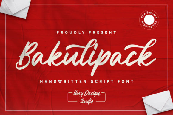 Bakulipack Script: A Playful Font for Creative Projects