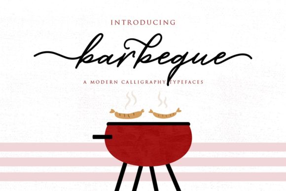 Barbeque Script: Elegant Font for Editorial Design
