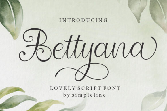 Bettyana Script: A Romantic Typeface for Marketing
