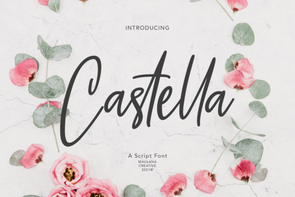 Castella Script: A Handwritten Font for Creative Makers