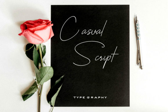 Casual Script: A Delicate Typeface for Thoughtful Design