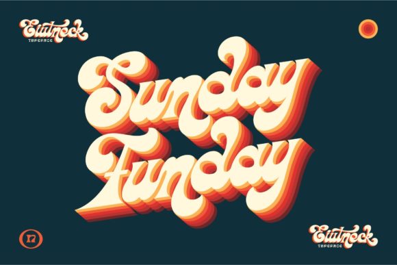 Eiutneck Script: A Retro Handwritten Font for Stylish Design