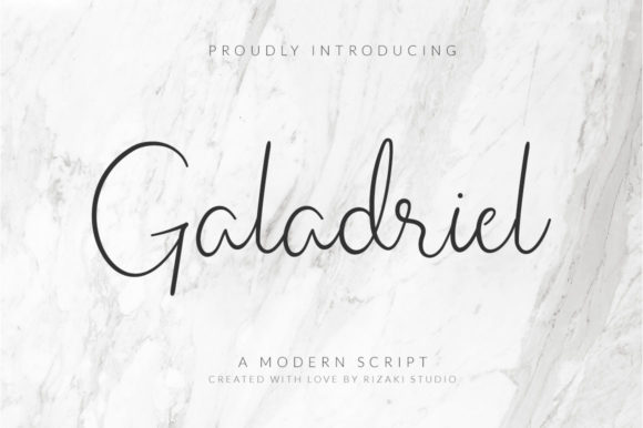 Galadriel Script: A Stylish Web Font