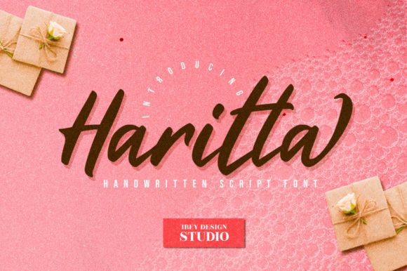 Haritta Script: A Creative Typeface for Branding