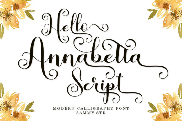Hello Annabetta Script: Elegant Font for Craft Creators
