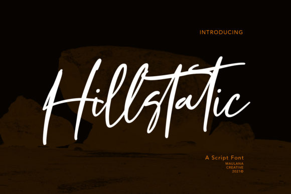 Hillstatic Script: A Stylish Font for Creative Projects