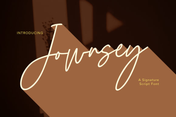 Jownsey Script: A Stylish Font for Editorial Design
