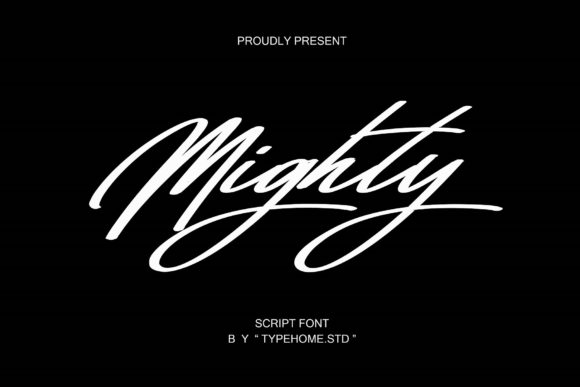 Mighty Script: A Font for Business Elegance