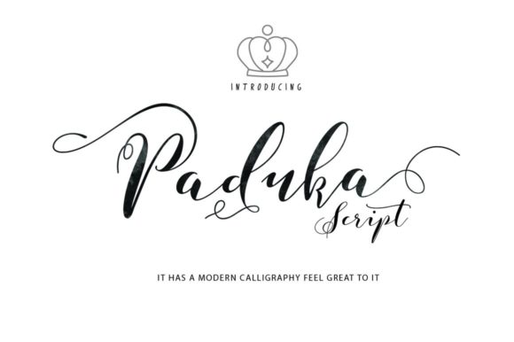 Paduka Script: A Bold, Elegant Display Font