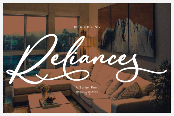 Reliances Script: A Elegant Handwritten Font
