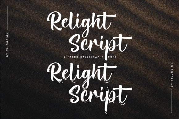 Relight Script: A Whimsical Typeface for Creative Projects