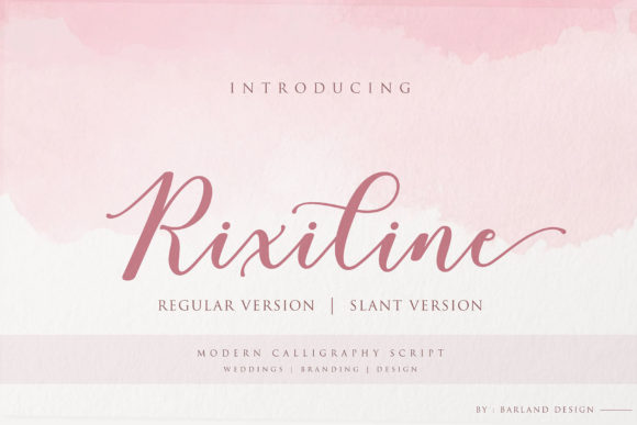 Rixiline Script: A Stylish Font for Digital Marketing