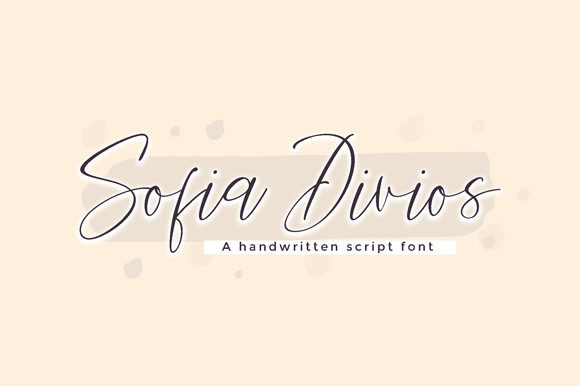 Sofia Divios Script: A Stylish Font for Campaigns